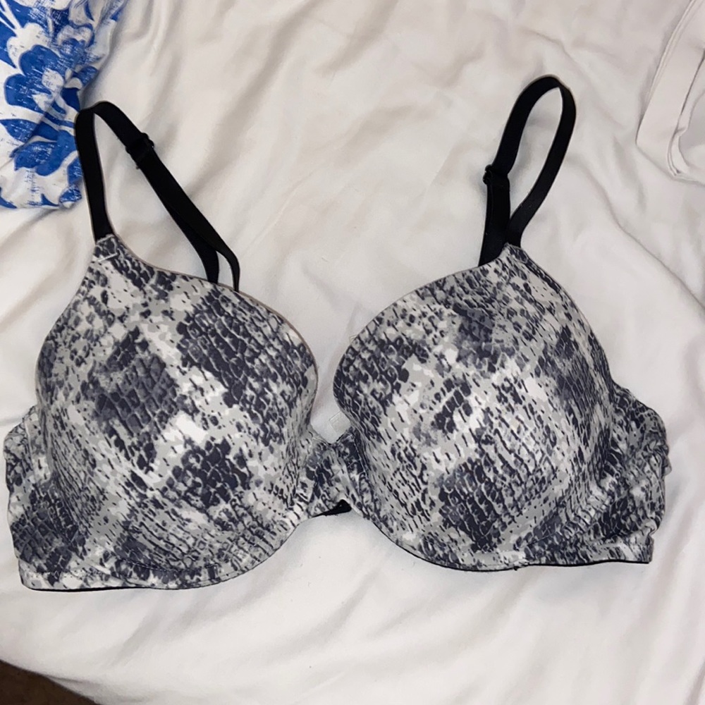 PINK snake skin bra